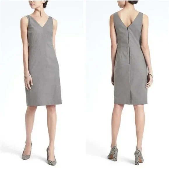 Banana Republic | Dresses | Nwt Banana Republic Gray Sheath Dress Sleeveless Brushed Twill Size 4 | Poshmark Banana Republic | Dresses | Nwt Banana Republic Gray Sheath Dress Sleeveless Brushed Twill Size 4 | Poshmark